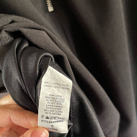 Mustard Seed Embellished Open Long Sleeve Mini Dress - Picture 5 of 16